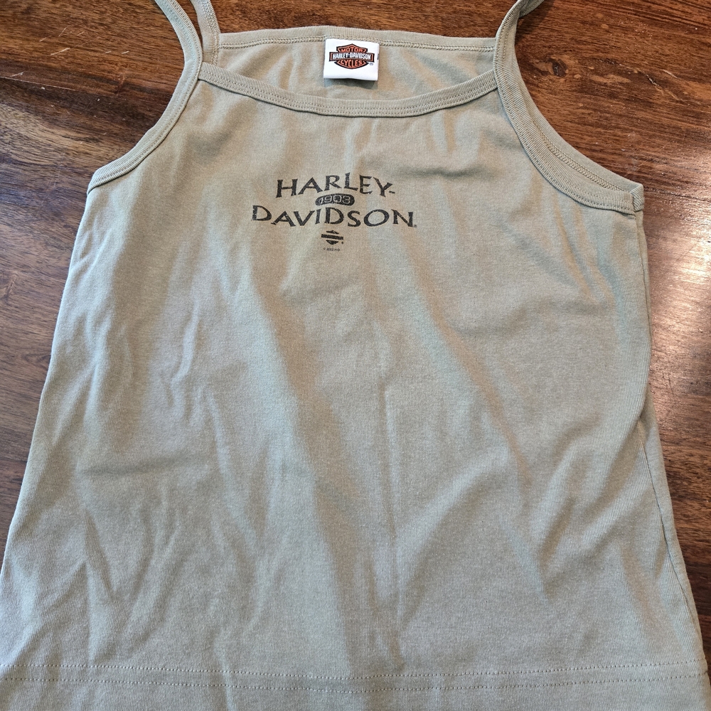 Harley-Davidson Beige Tank Top